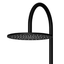 Round Gooseneck 300mm Twin Shower with 3 function Hand Shower